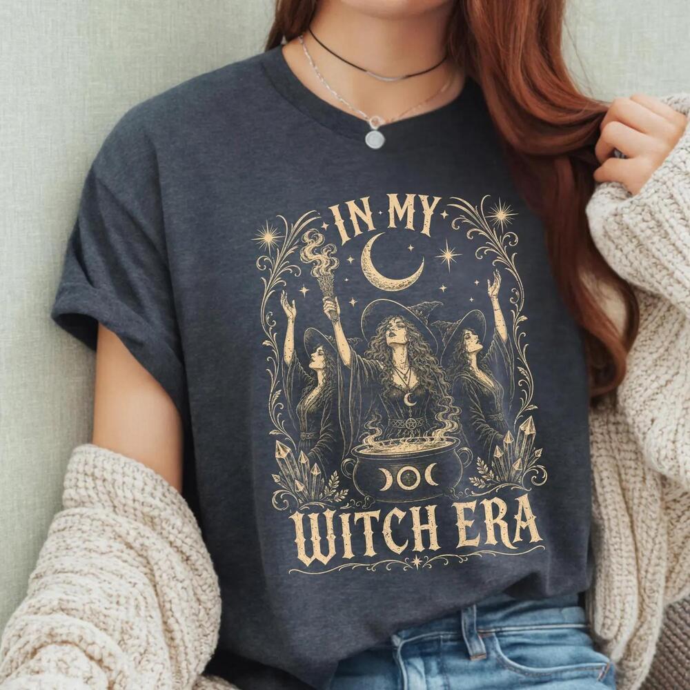 Halloween Witchy Tshirt, Witch Trials Salem Funny Halloween Boho
